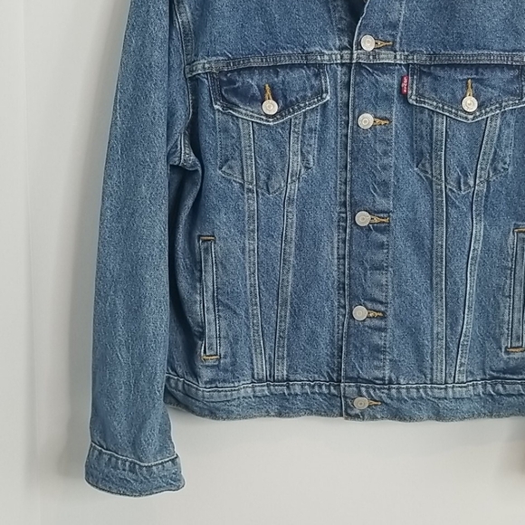 Levi's Ex-boyfriend Trucker Denim Corduroy Jacket size Large - Picture 3 of 11